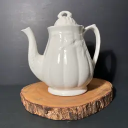 Antique Ironstone Teapot: Royal Staffordshire Wilkinson Ltd. Wheat Pattern