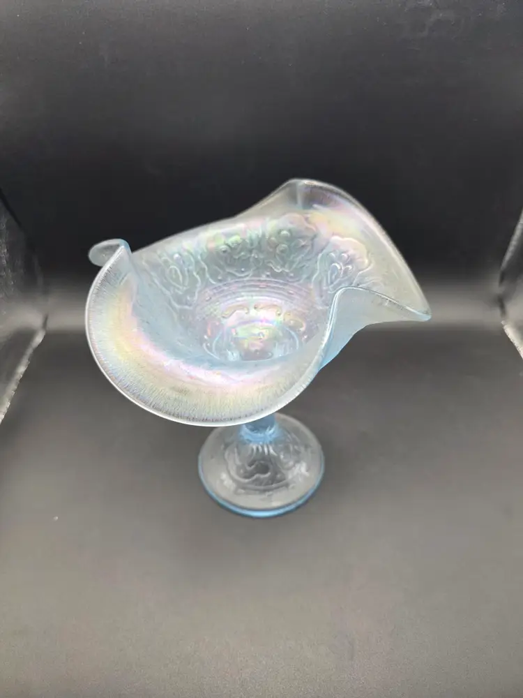 Vtg Fenton Persian Medallion Candy Dish/Compote