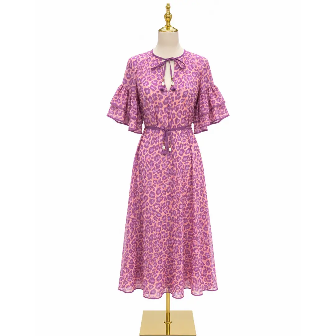 Zimmerman Leopard Print Teddy Dress