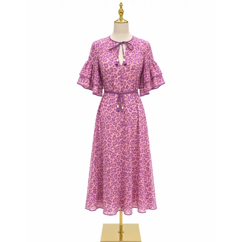 Zimmerman Leopard Print Teddy Dress