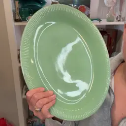 #01 - Vintage Jadeite Platter