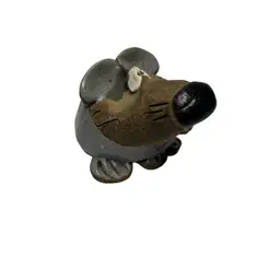 Stoneware Character Mouse 2 X 2 1/2