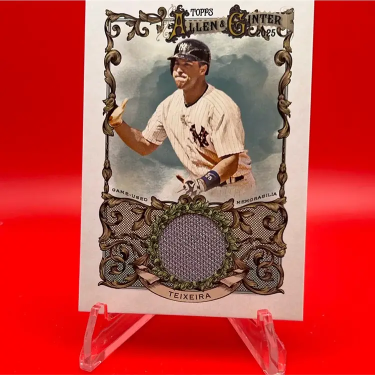 Mark Teixeita 2025 Topps Allen & Ginter Full Size Relic New York Yankees