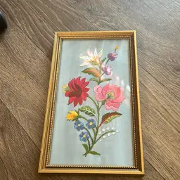 Beautiful Embroidery On Silk