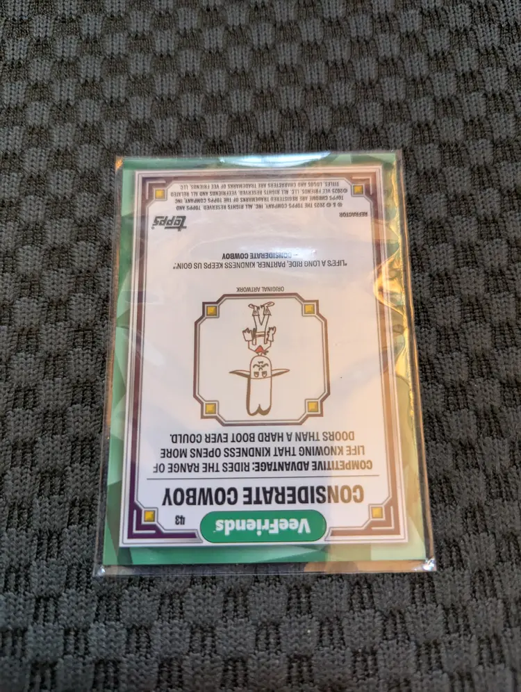 VeeFriends Considerate Cowboy Refractor #43