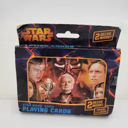 Star Wars 2 decks tin Playing cards Saga Cartamundi Prequel