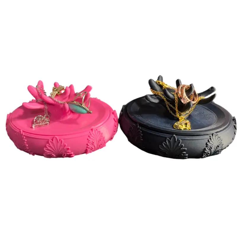 Jewelry Trinket Box With Jewelry As Shown During Live