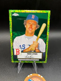 Fred Lynn /99 2021 Topps Chrome Platinum Anniversary Boston Redsox