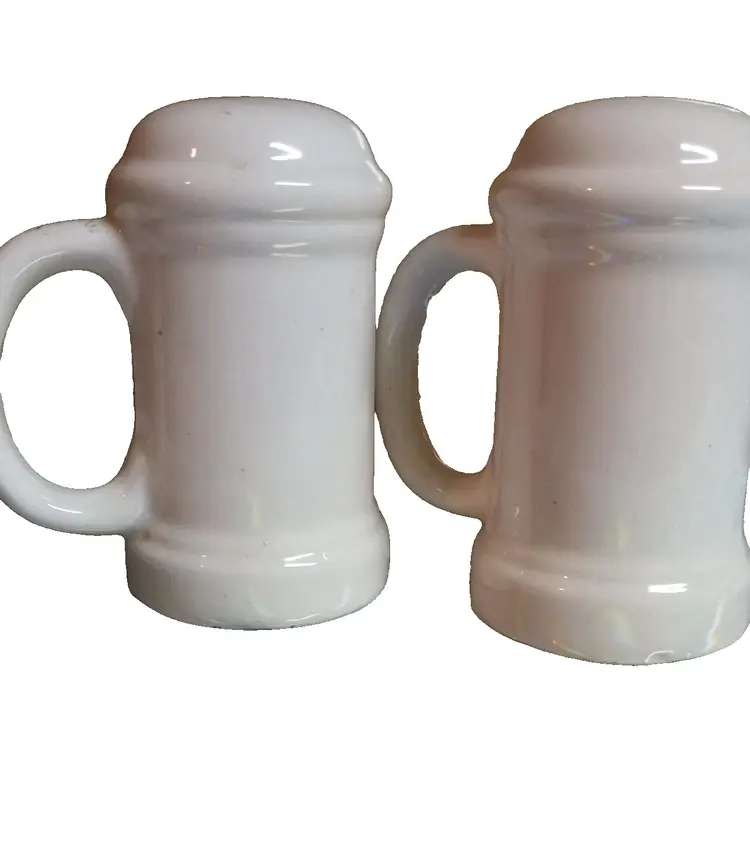 VTG Salt & Pepper Shakers Owl & Tree yoshie 1940's Japanese kitchen dining