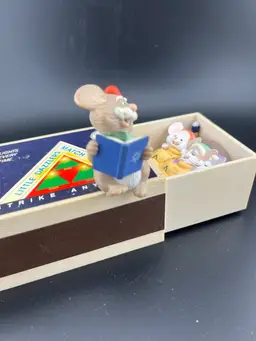 Vintage Hallmark 1984 "Christmas Match Box" Music Box