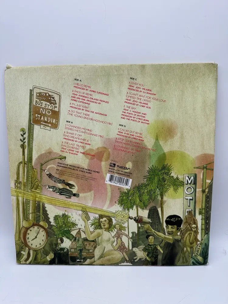 Lyrics Born - Same !@#$ Different Day - 2 x LP Vinyl Record (Blackalicious MC)