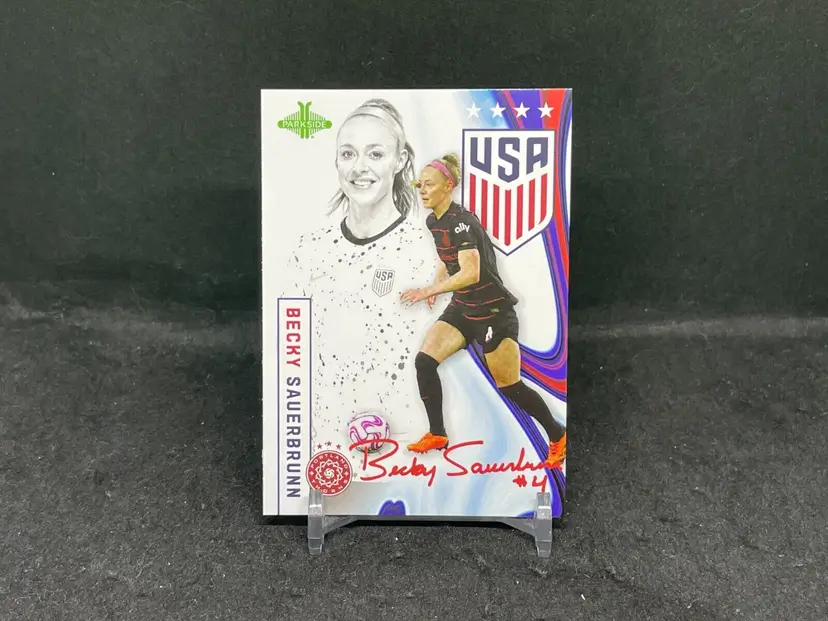 Becky Sauerbrunn Team USA USWNT Soccer Card! 2023 Parkside Limited Set