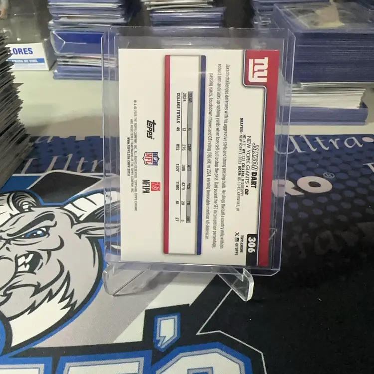 Jaxson Dart Topps Chrome Xfractor! 😳 🔥