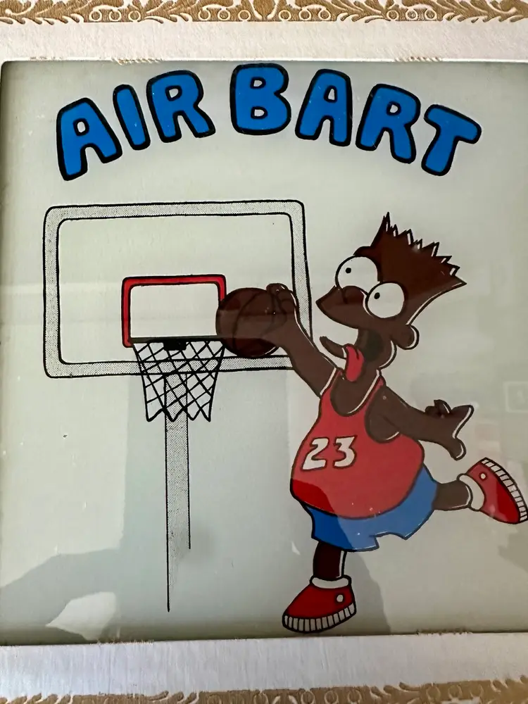 Air Bart Carnival - Amusement Park Glass Souvenir - Prize Item  8” X 8” X 8”