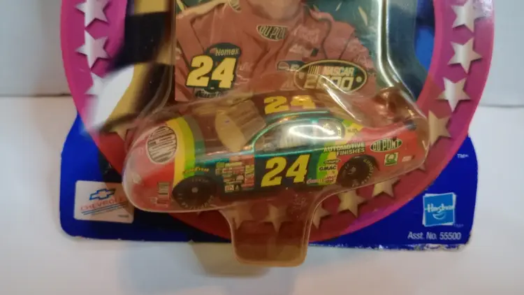 2001 NASCAR Hasbro Winner's Circle Jeff Gordon #24 Car NOC Sneak Preview Series