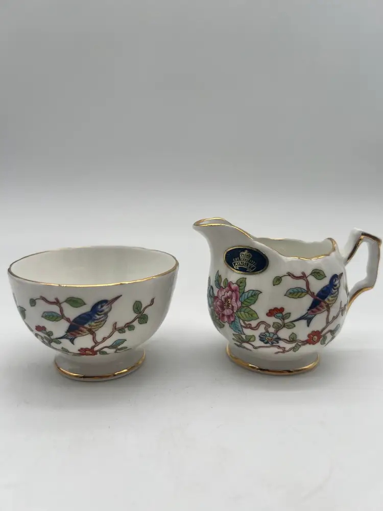 Vintage Aynsley Pembroke Creamer & Open Sugar Set