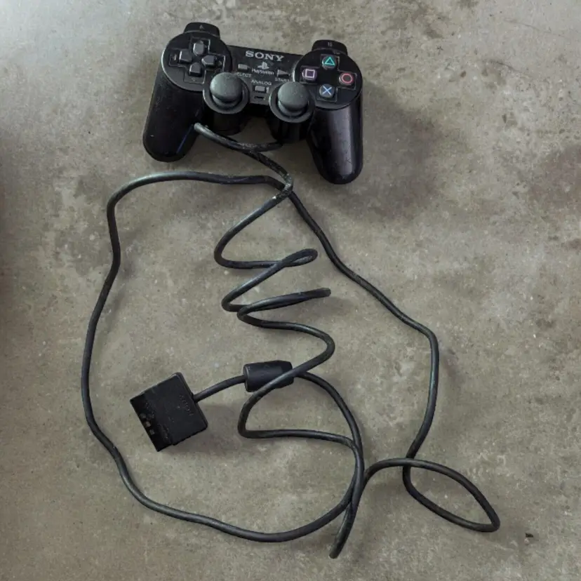 Sony PlayStation 2 PS2 Controller DualShock 2 SCPH-10010 Black Original Wired