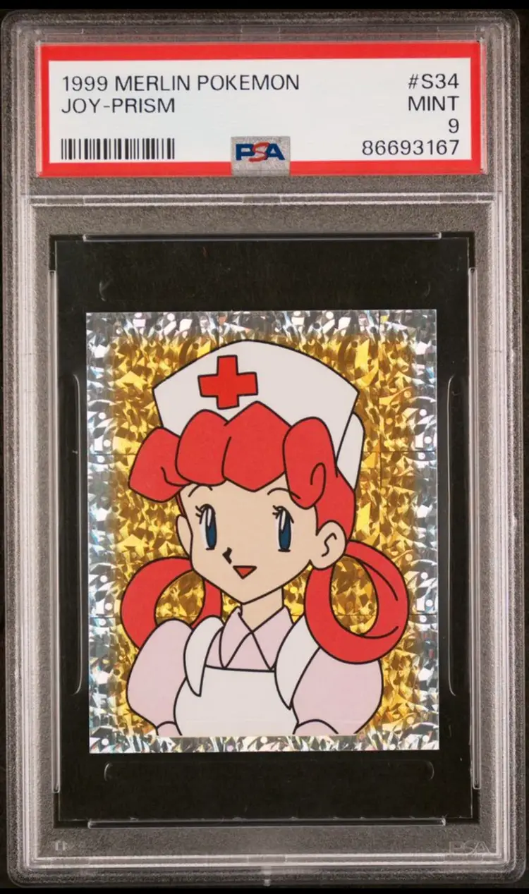 1999 Merlin Pokemon Joy Prism #S34 – NM PSA 9