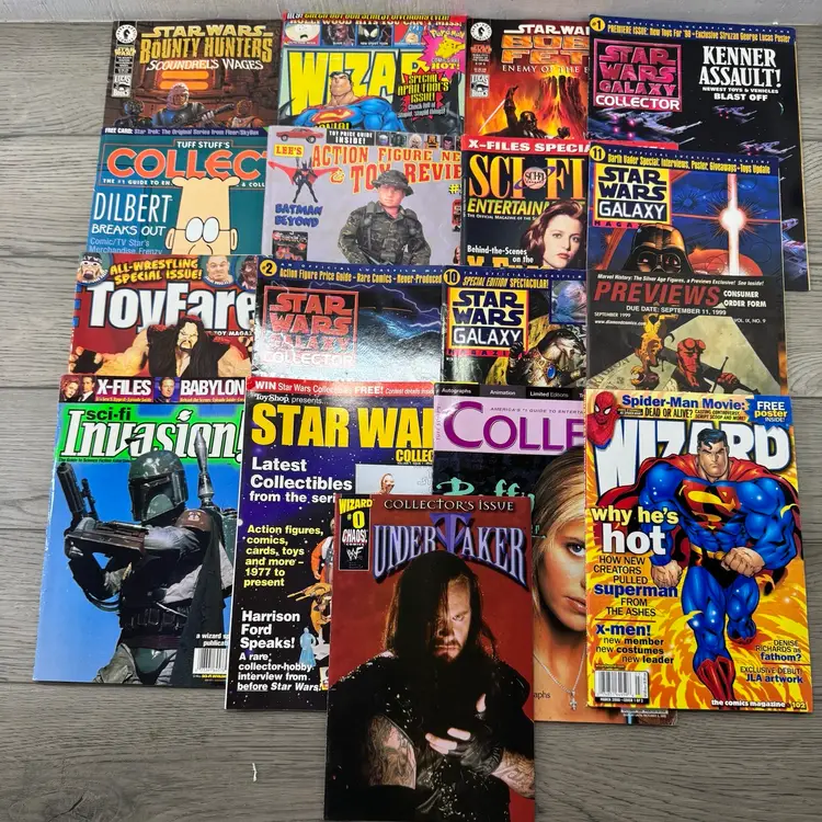 Pop Culture Magazine Lot Of 17