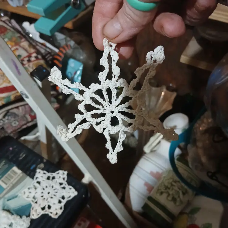 Vintage Crochet Snowflakes