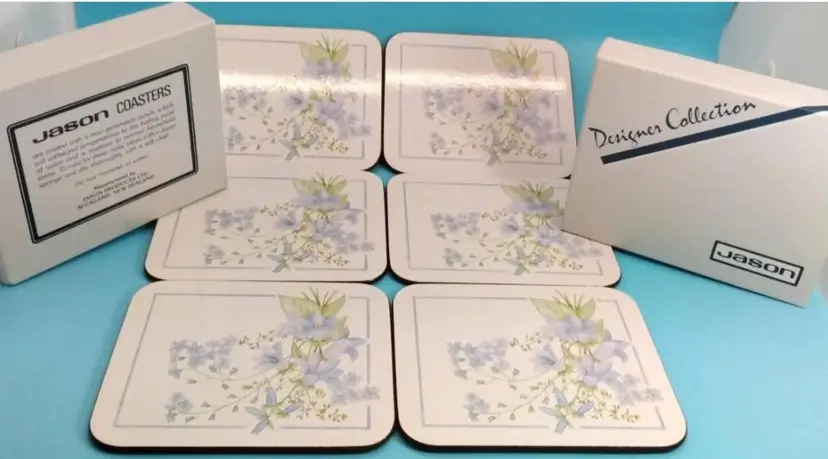 Jason Designer Collection Floral Coasters Set