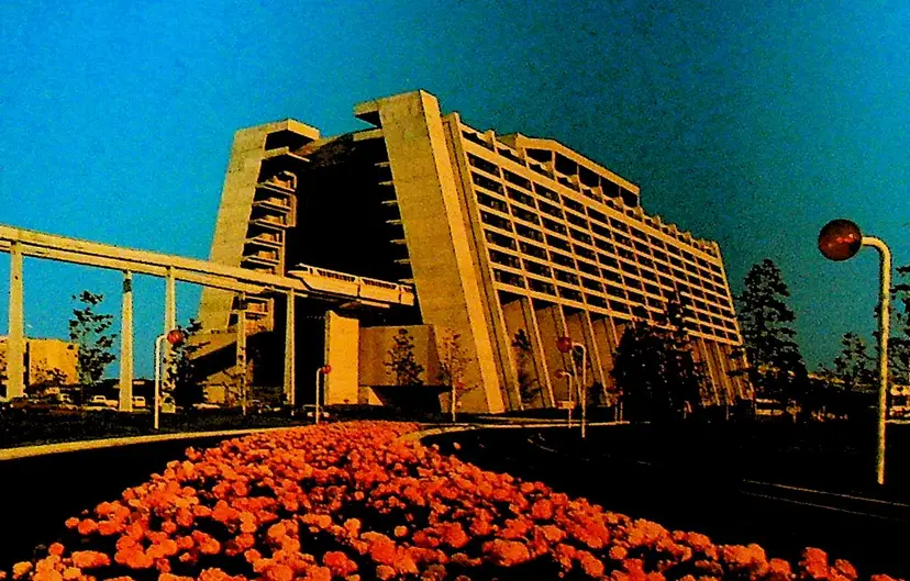 Contemporary Resort Walt Disney World Unused Postcard
