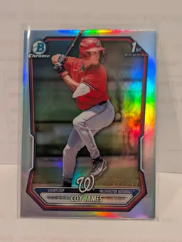 Coy James #/499 2026 Bowman Chrome #BCP-33 - (141) - Washington Nationals