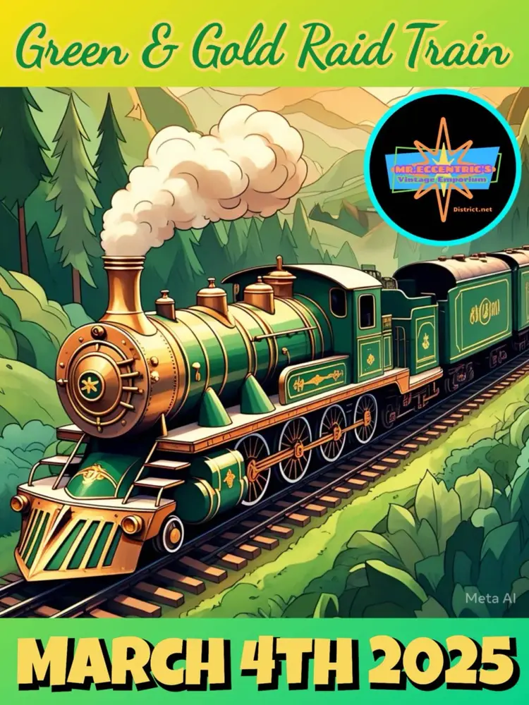 Green Train w/ Cozy 👻🍀