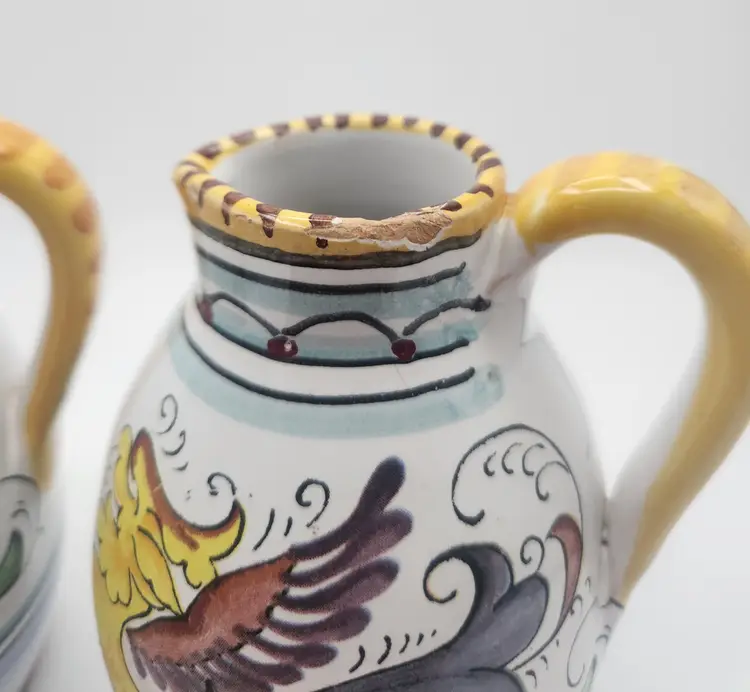 Italian  Oil and Vinger Dragon Cruets