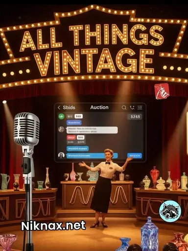 Vintage Variety Show Pop Up Shelf Shopping-Let’s Go!