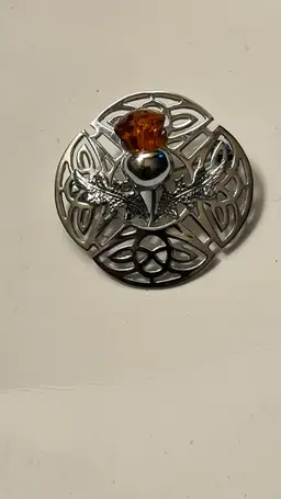 Pretty Thistle Pin By Mitzpah