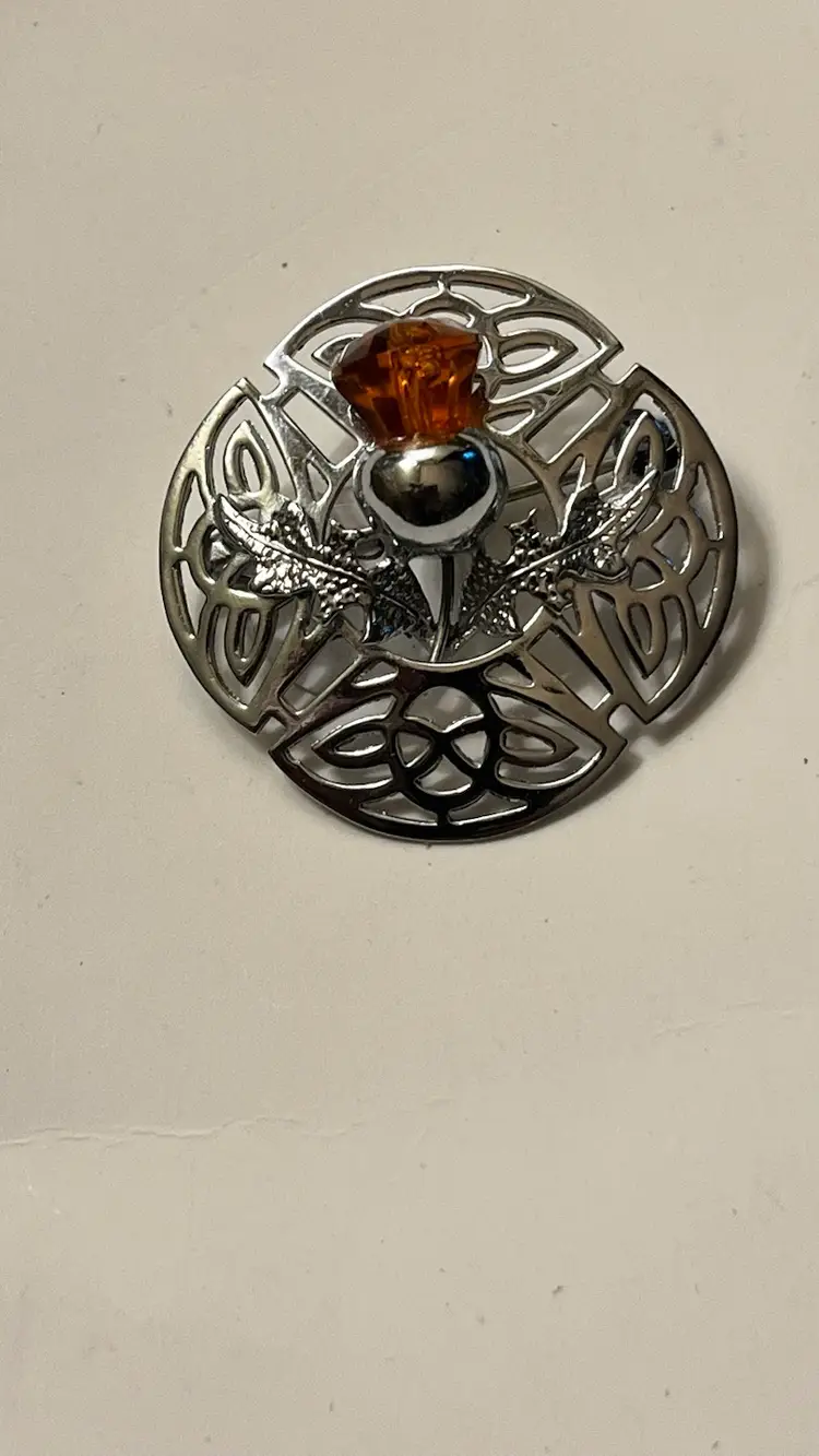 Pretty Thistle Pin By Mitzpah