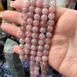 Lavender Rose Quartz 8mm Bracelet