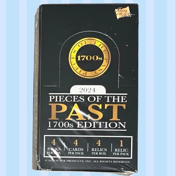 Pack From Pieces of the Past 1700’s Hobby Box - 4 Cards Per Pack Including 1 Relic
