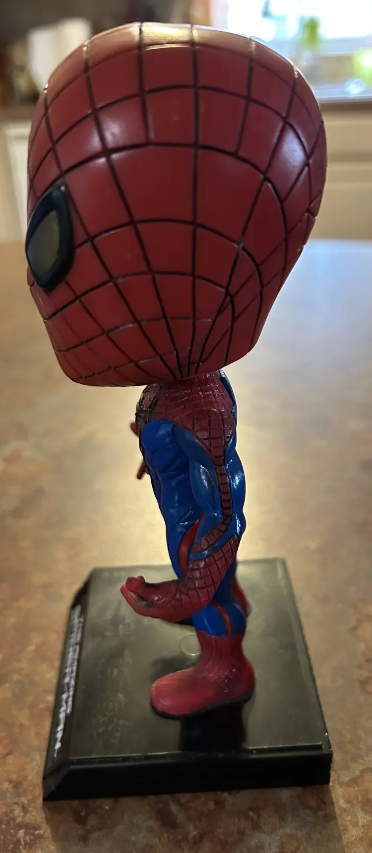 Marvel Movie 2012 Spiderman 7" Wacky Wobbler Bobblehead
