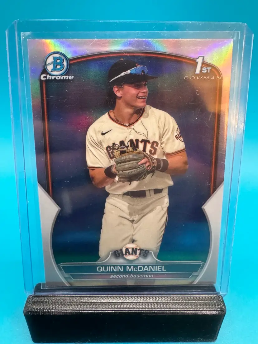 Quinn McDaniel 1st Bowman Chrome Refractor San Francisco Giants