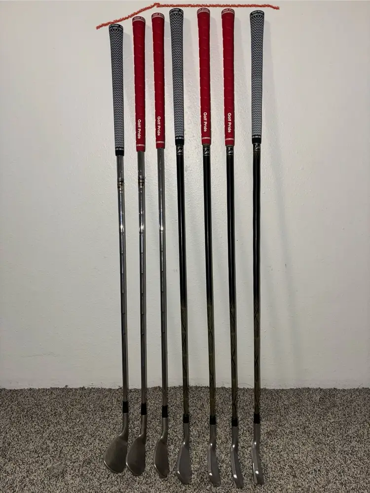 Edel SLS-01 Forged/Taylormade Tour Iss. TP MB 4-PW Combo Iron Set Kinetix/S300
