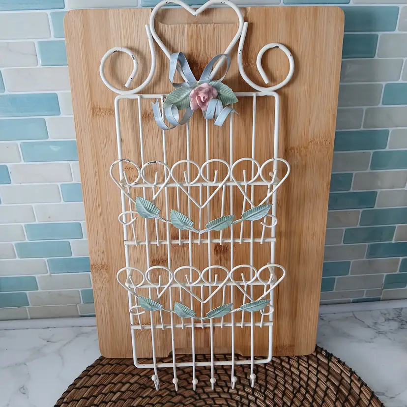 Vintage Letter and  Key Hanger