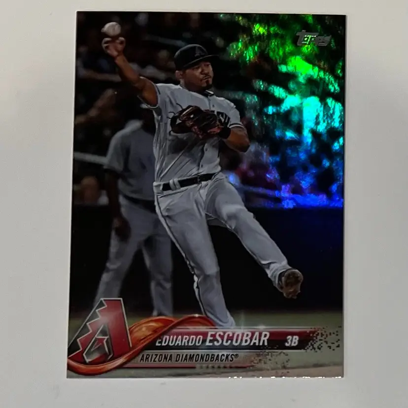 Eduardo Escobar Rainbow Foil Arizona Diamondbacks