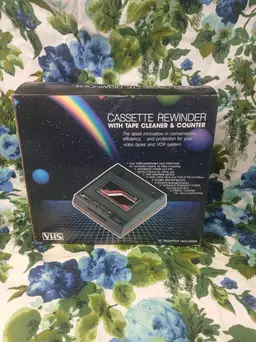 NOS VHS Rewinder & Cleaner