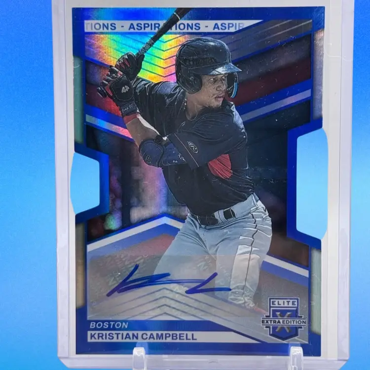 2023 Elite Extra Edition Signatures Aspirations Die-Cut Kristian Campbell/66 - Boston Red Sox