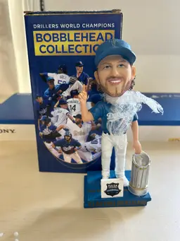 Clayton Kershaw Tulsa Drillers LA Dodgers WS Champ Bobblehead