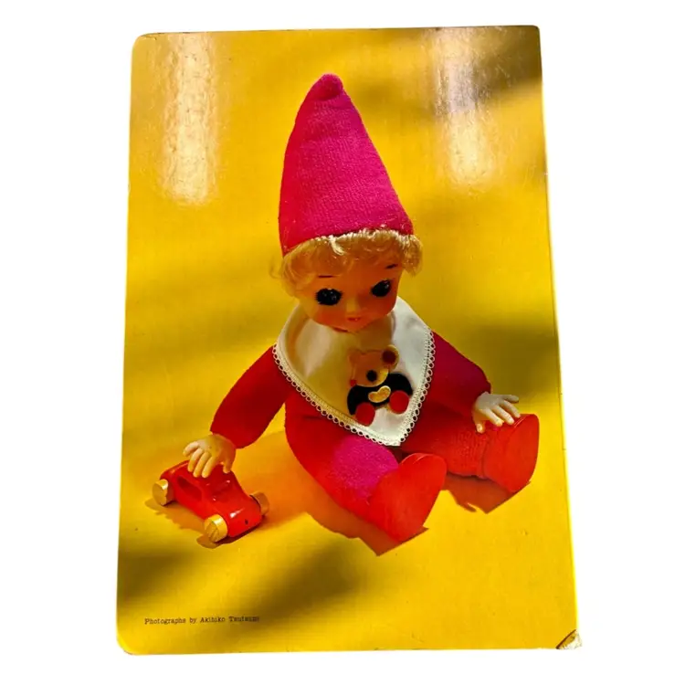 70's Vintage Kitsch DOLLIES AT PLAY Board Book AKIHIKO TSUTSUMI