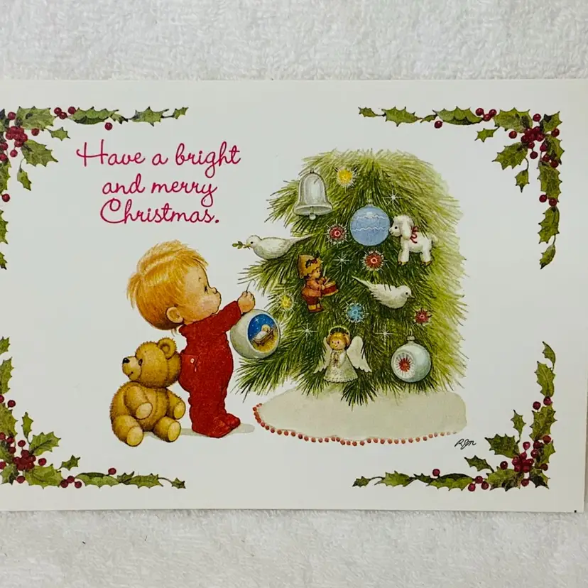 Vintage Morehead Inc Christmas Postcard Unused Current Inc