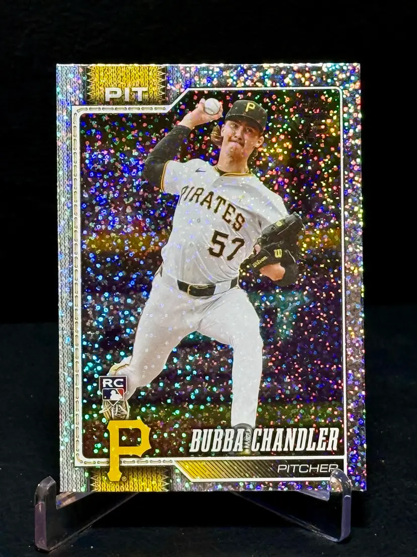 Bubba Chandler 2026 Topps Series One #283 Sand Glitter RC Pittsburgh Pirates