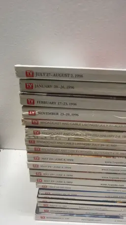 Vintage TV Guide Magazine STAR TREK Lot Of 38