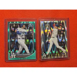 Freddie Freeman Raywave & Numbered Player Lot