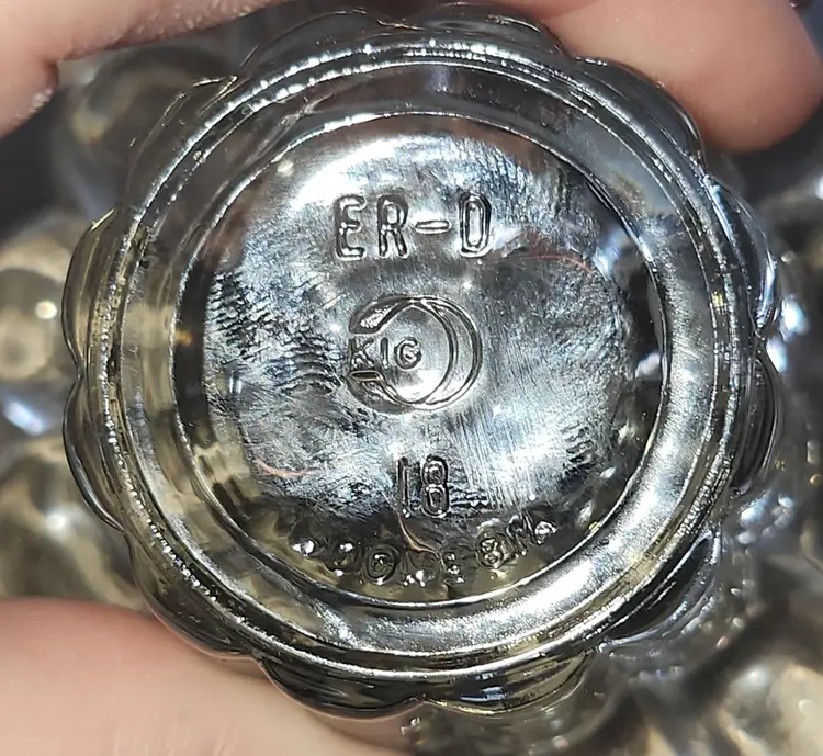 KIG Crystal Glass Tapper Candle Holder Set