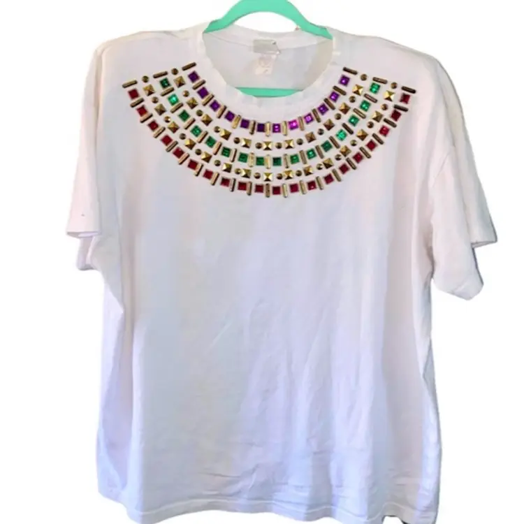 1980s Gem Chest TShirt - size XL