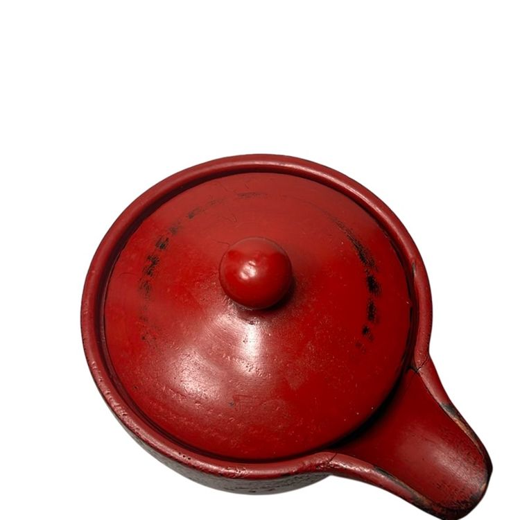 Laquerwood - Red Individual Tea Pot Or Creamer